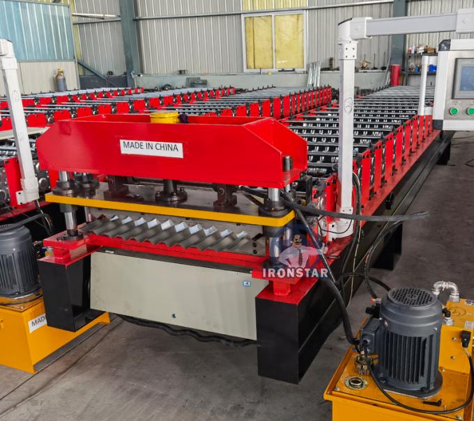 rolo 762 ondulado que forma a máquina 2