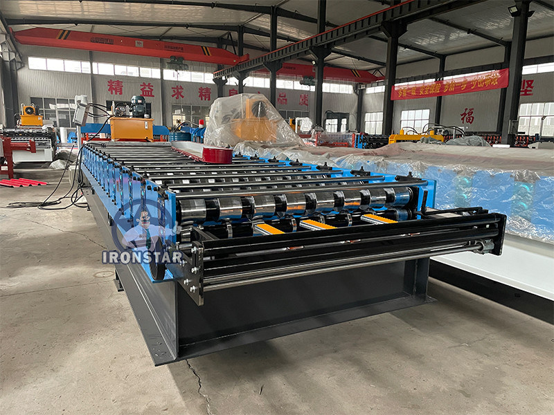 “Maquina Automática Corte Volador R101 | Automatic Flying Cutting R101 Roof Sheet Roll Forming Machine for Mexico Construction”