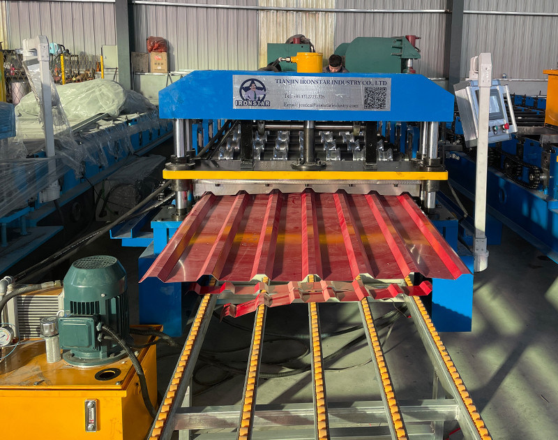 “PBU Panel Roll Forming Machine | PLC Controlled Hydraulic Cutting High Speed Metal Roof & Wall Panel Making Machine for PPGI/Galvanized Steel”