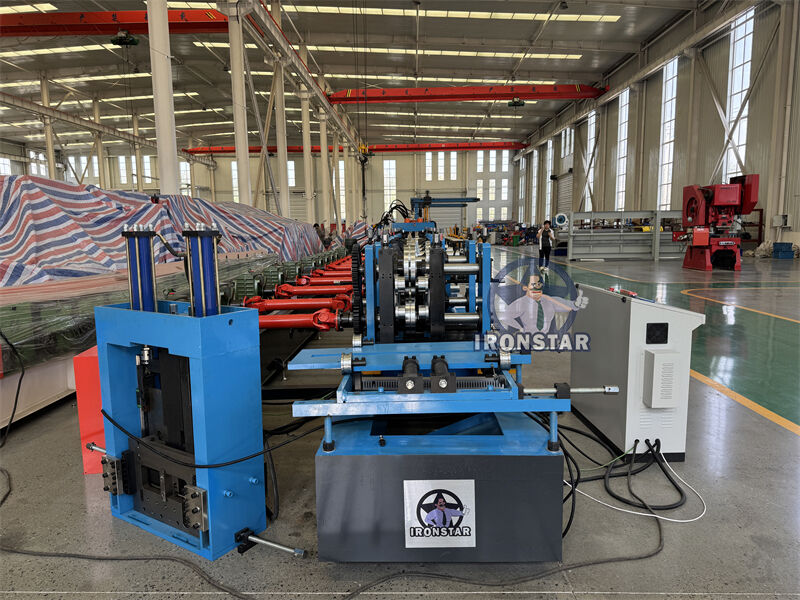 “Full Automatic CZ Purlin Roll Forming Machine Quick Size Change PLC Control High Speed Automatic CZ Channel Roll Forming Machine with PLC & Quick Change System”